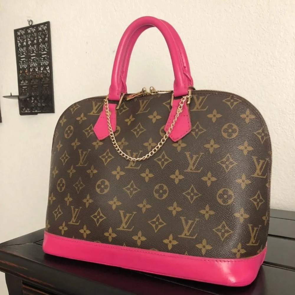Louis Vuitton Pink Alma